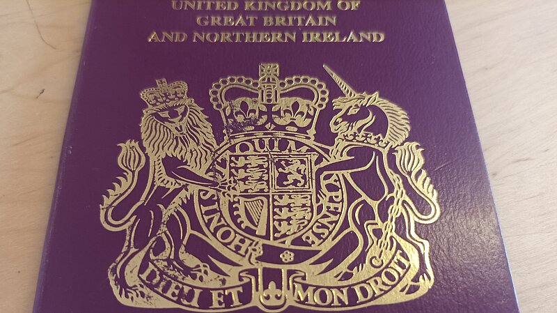 Red (European Union) British Passport